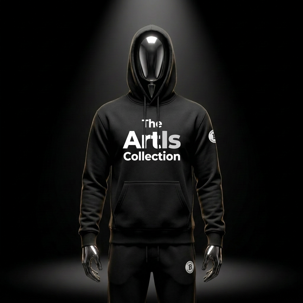 Art Is Black Mono Sweatsuit